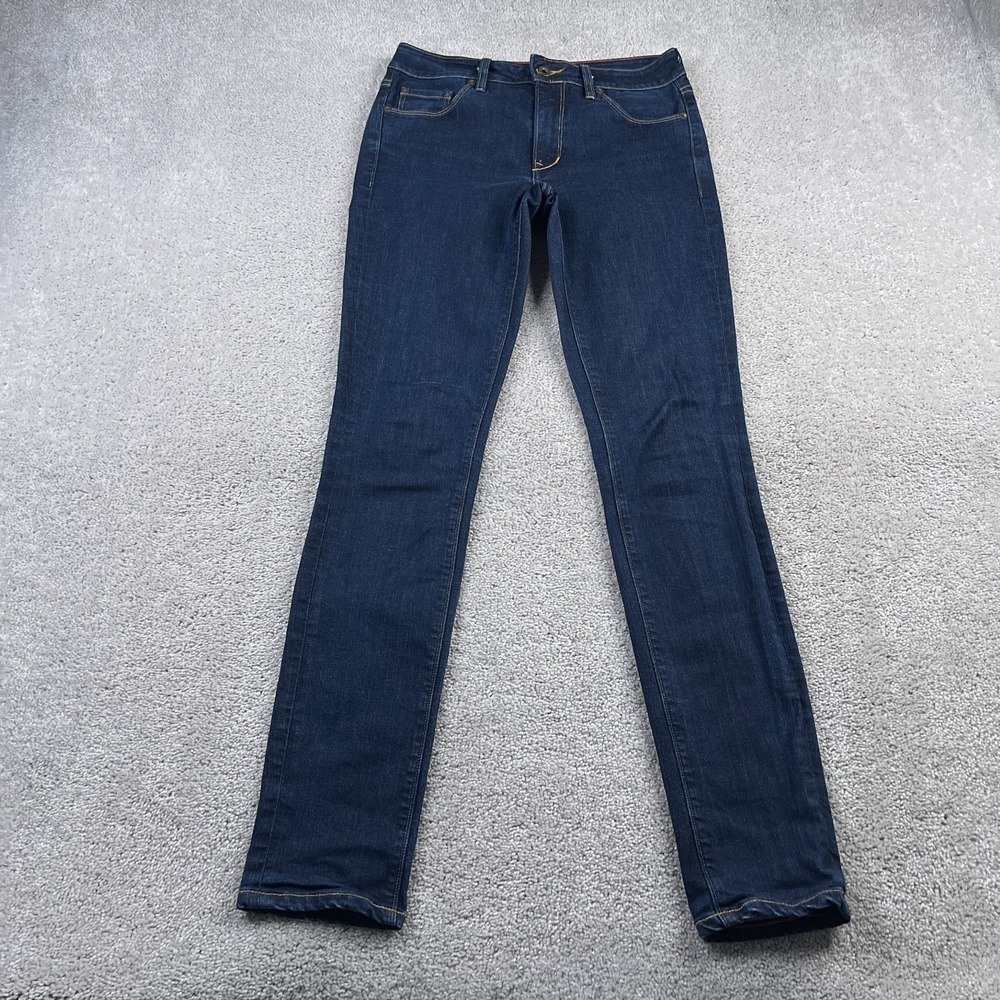 Raleigh Denim Jeans Womens 27 Blue Surry Skinny Low Rise‎ Dark Wash Stretch